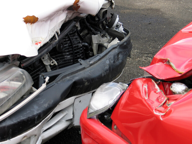 Car Accident Head On Collision