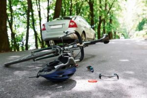 BICYCLE-CAR COLLISION ACCIDENT